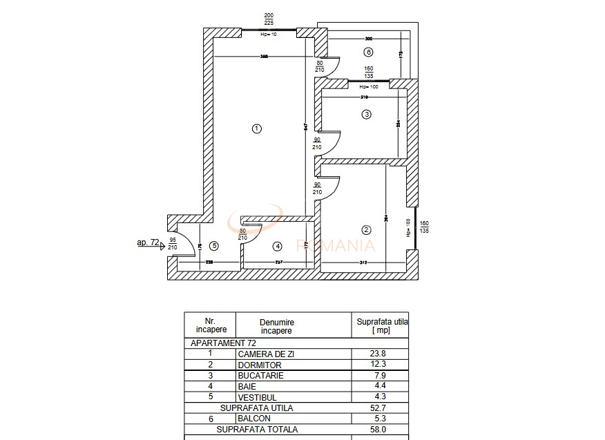 Apartament, 2 camere Bucuresti/Pipera