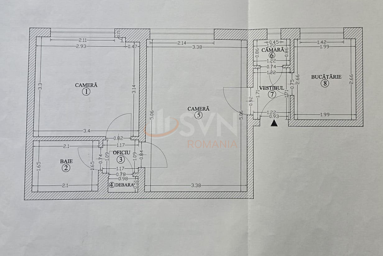 Apartament, 2 camere Bucuresti/1 Mai