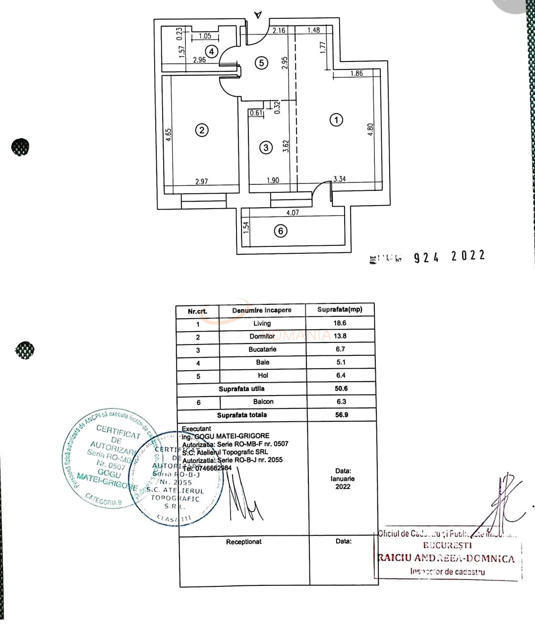 Apartament, 2 camere Bucuresti/Timpuri Noi