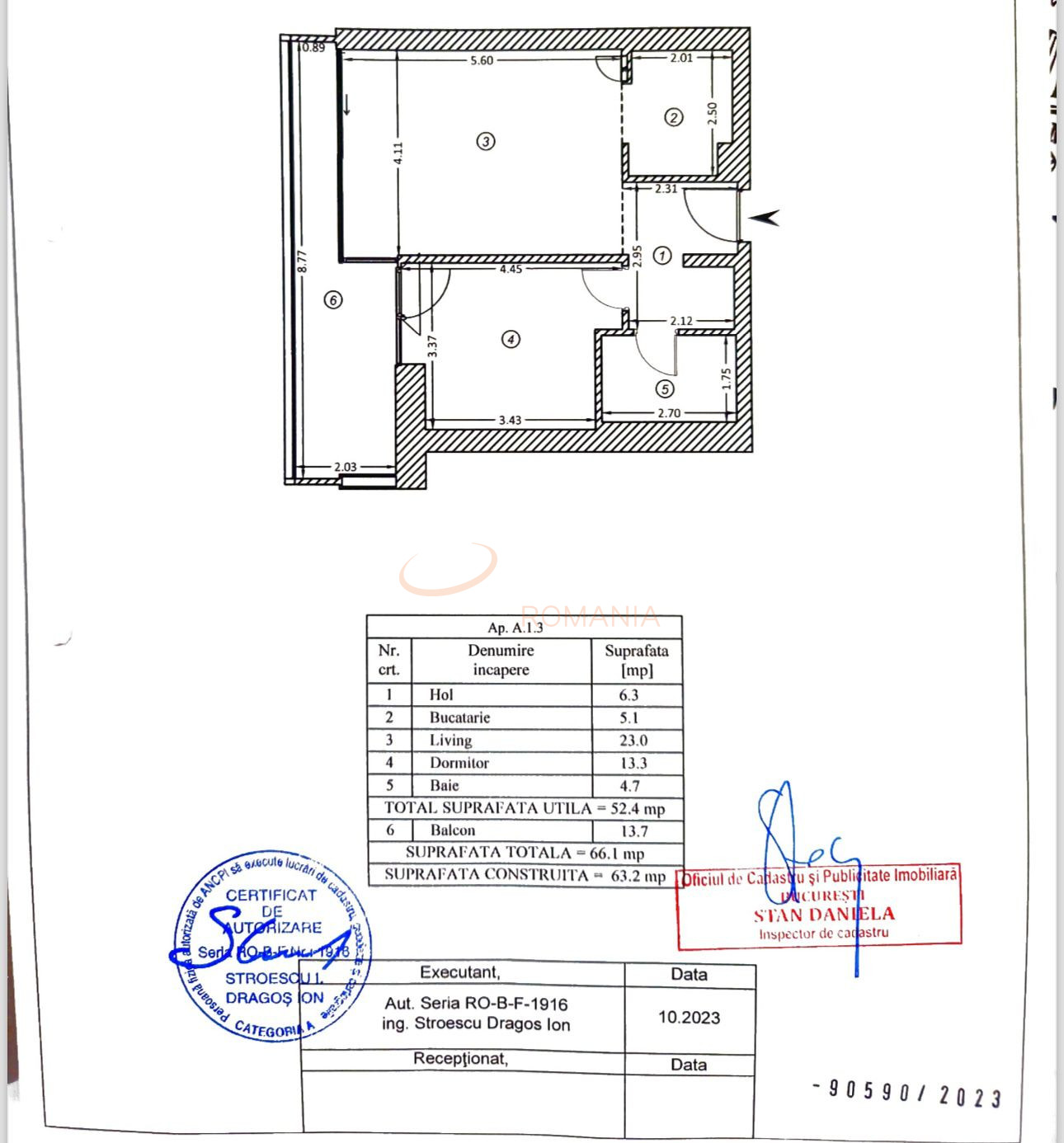 Apartament, 2 camere Bucuresti/Barbu Vacarescu