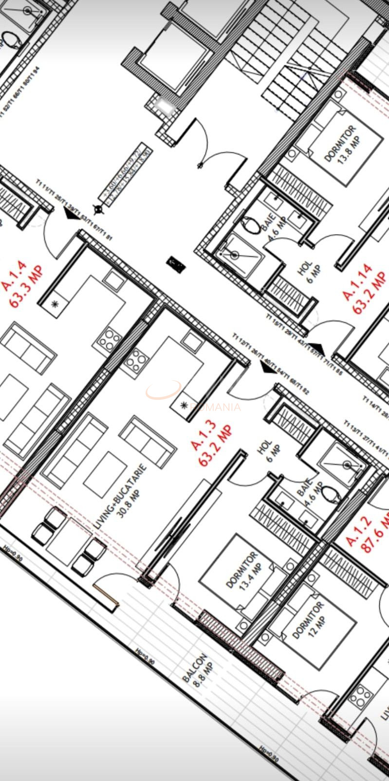 Apartament, 2 camere Bucuresti/Barbu Vacarescu