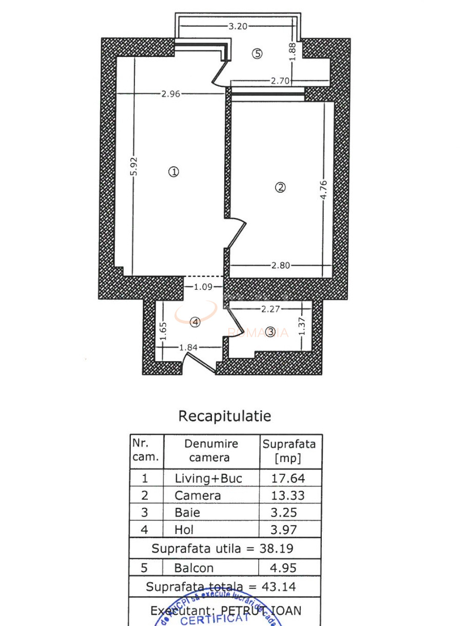 Apartament, 2 camere Bucuresti/Aviatiei