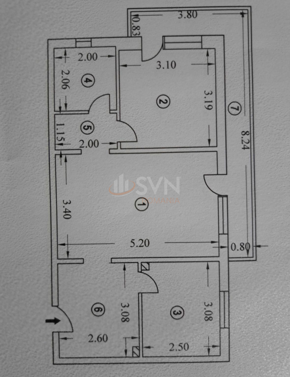 Apartament, 2 camere Bucuresti/Stefan Cel Mare