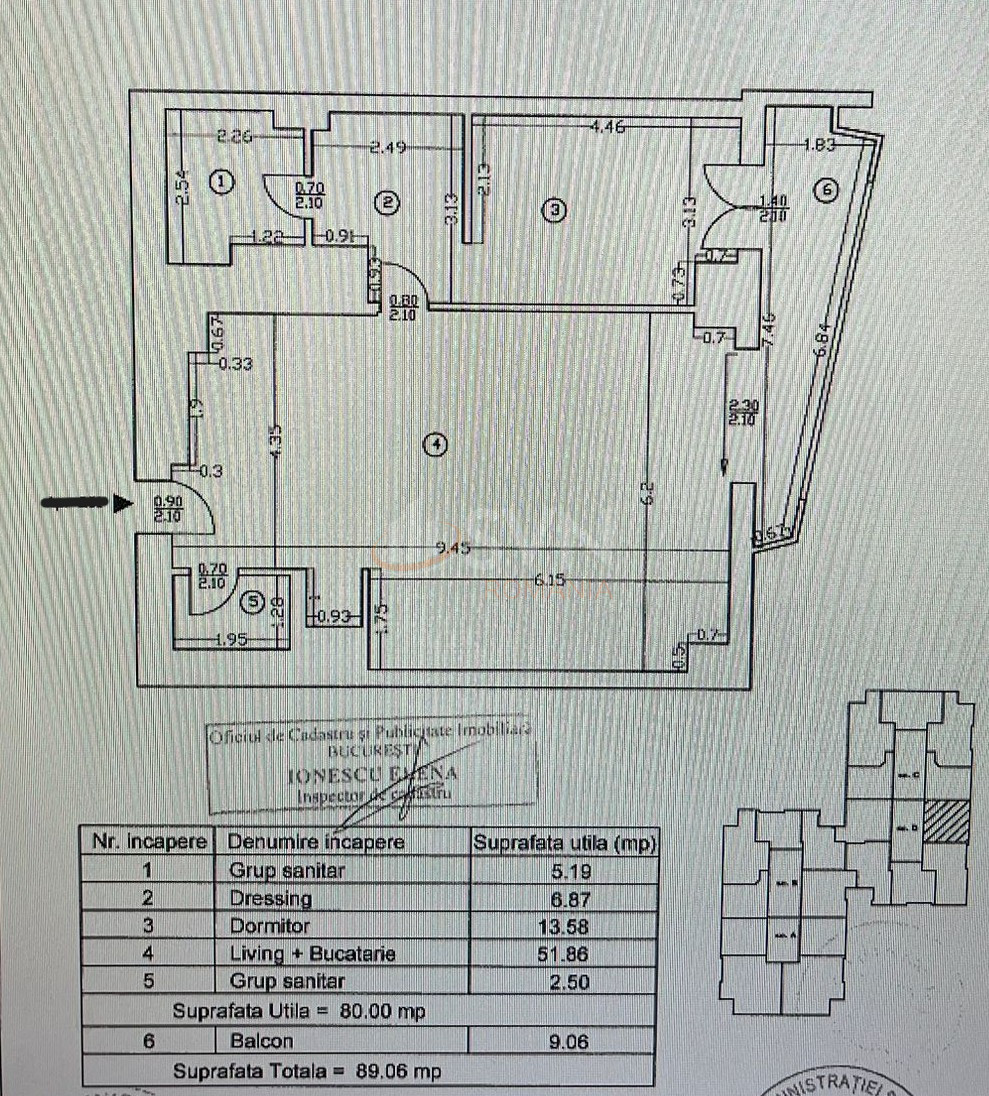 Apartament, 2 camere Bucuresti/Pipera