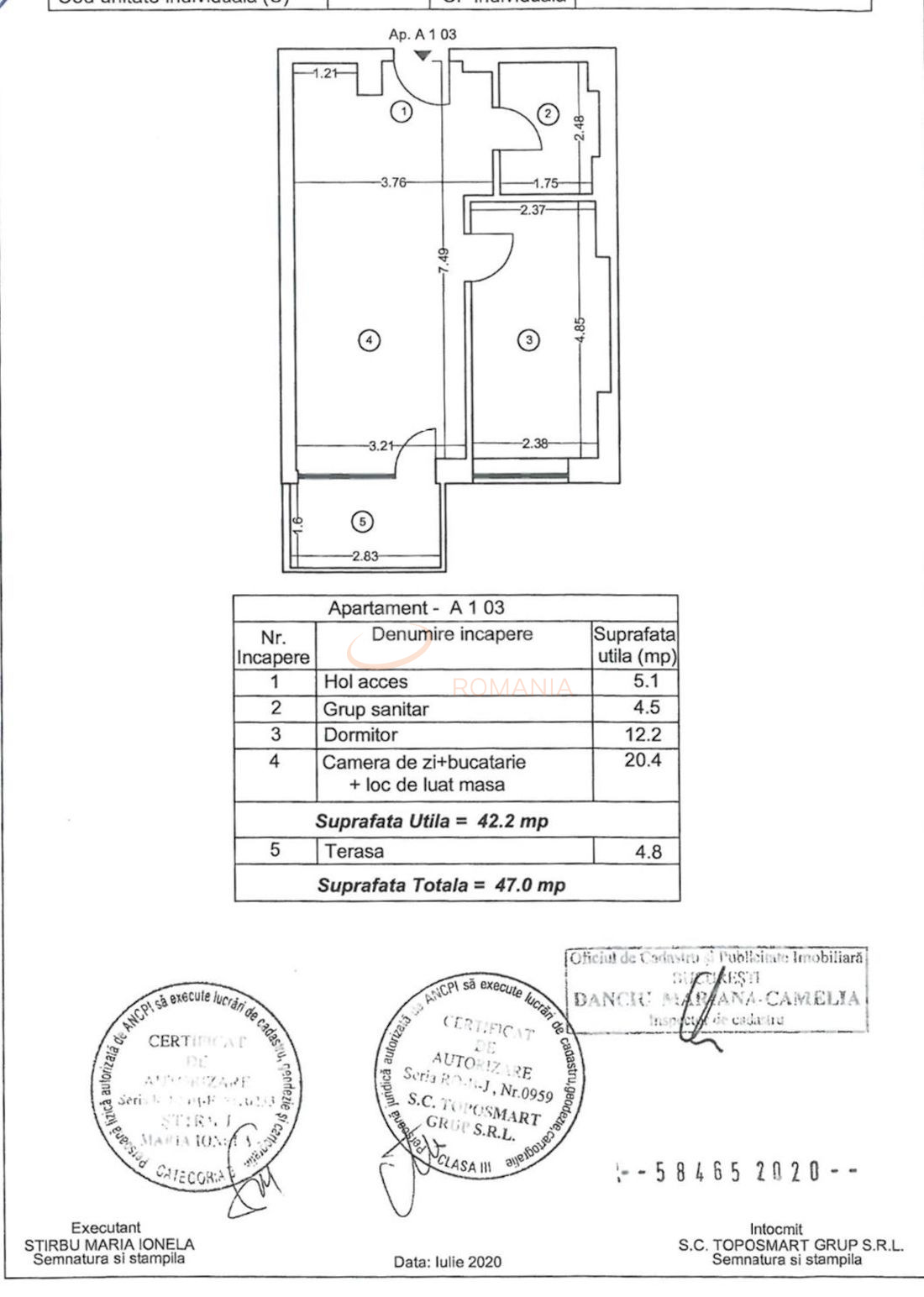 Apartament, 2 camere Bucuresti/Stefan Cel Mare