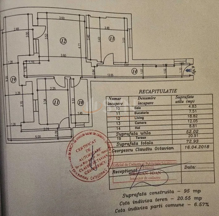 Apartament, 2 camere Bucuresti/Bucurestii Noi