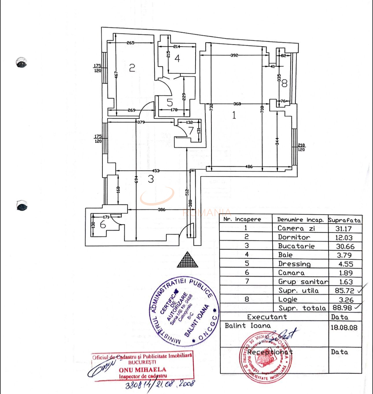 Apartament, 2 camere Bucuresti/Stefan Cel Mare