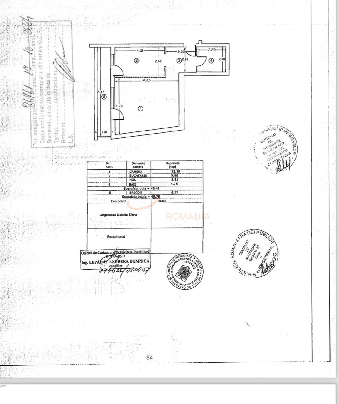 Apartament, 2 camere Bucuresti/Parcul Carol