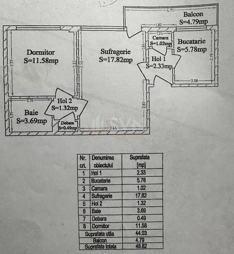Apartament, 2 camere Bucuresti/1 Mai