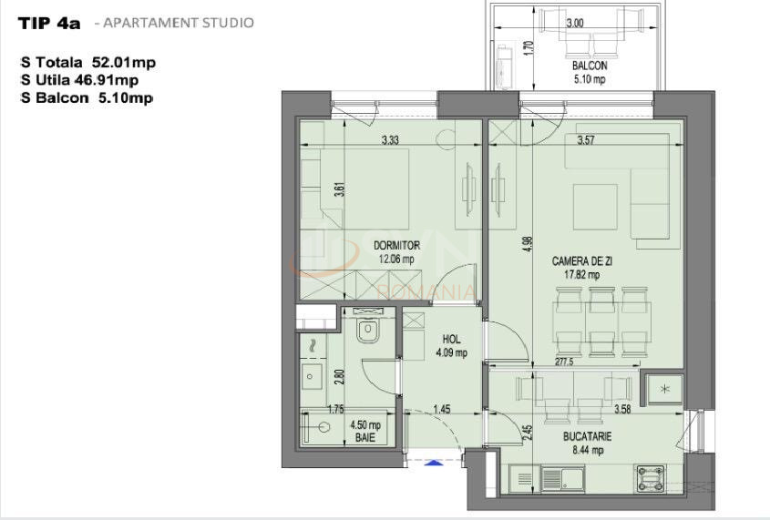 Apartament, 2 camere Bucuresti/Aviatiei