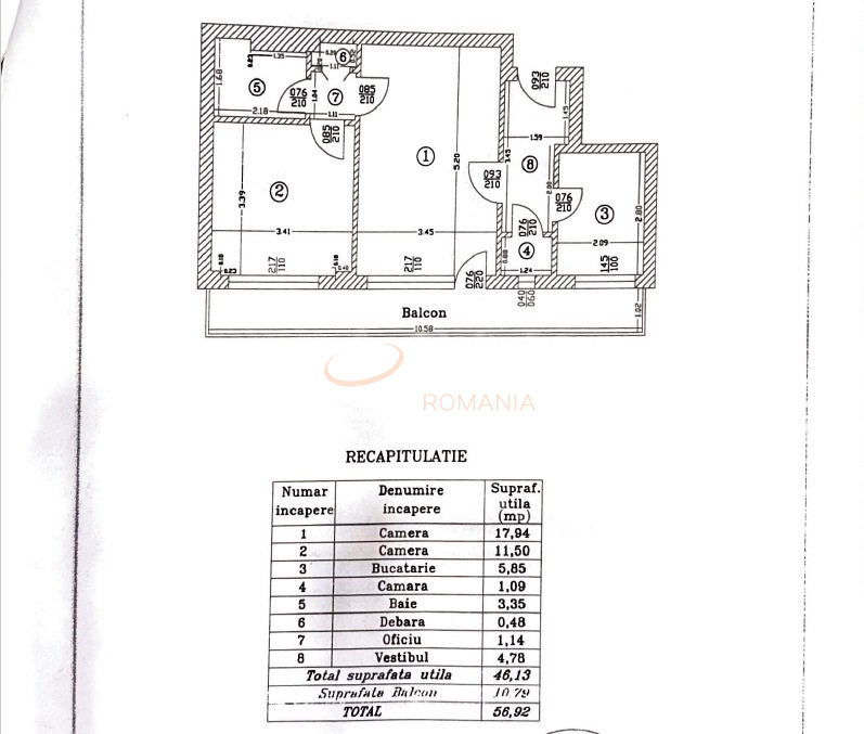 Apartament, 2 camere Bucuresti/1 Mai