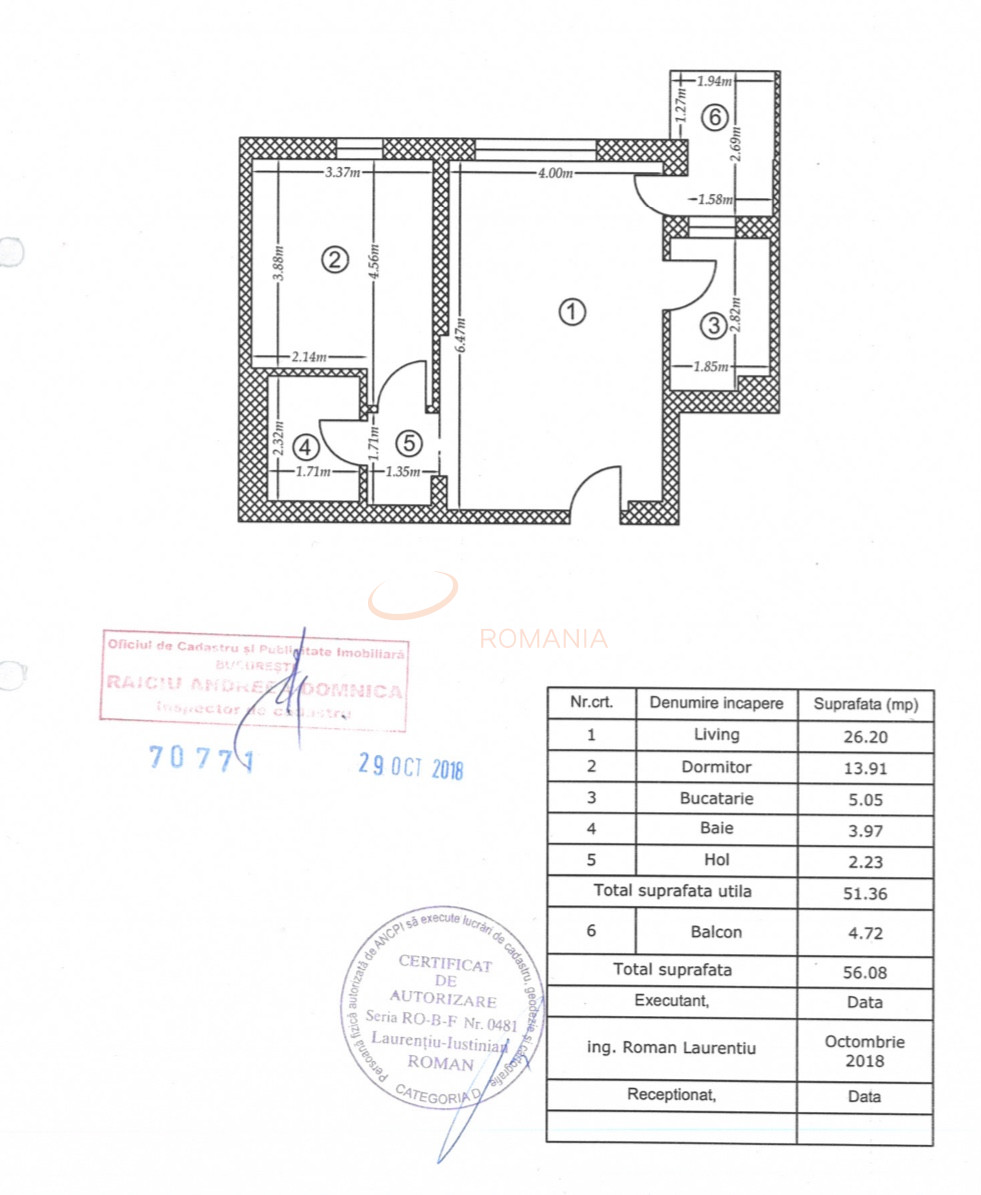 Apartament, 2 camere Bucuresti/Pantelimon