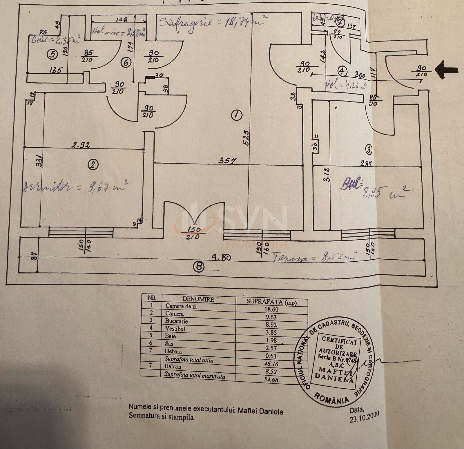 Apartament, 2 camere Bucuresti/Piata Romana