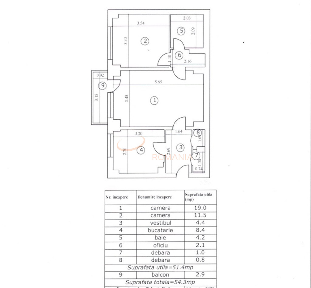 Apartament, 2 camere Bucuresti/Bucur Obor