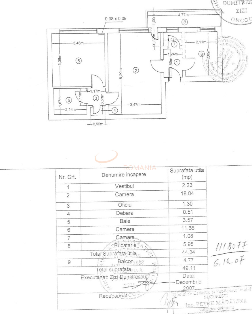 Apartament, 2 camere Bucuresti/1 Mai