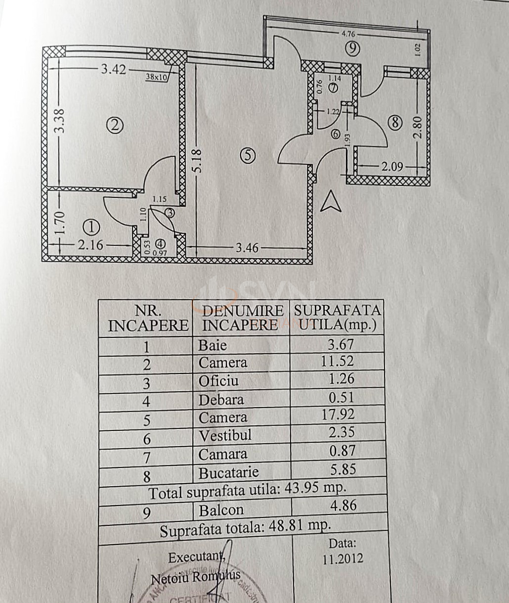 Apartament, 2 camere Bucuresti/Grivita