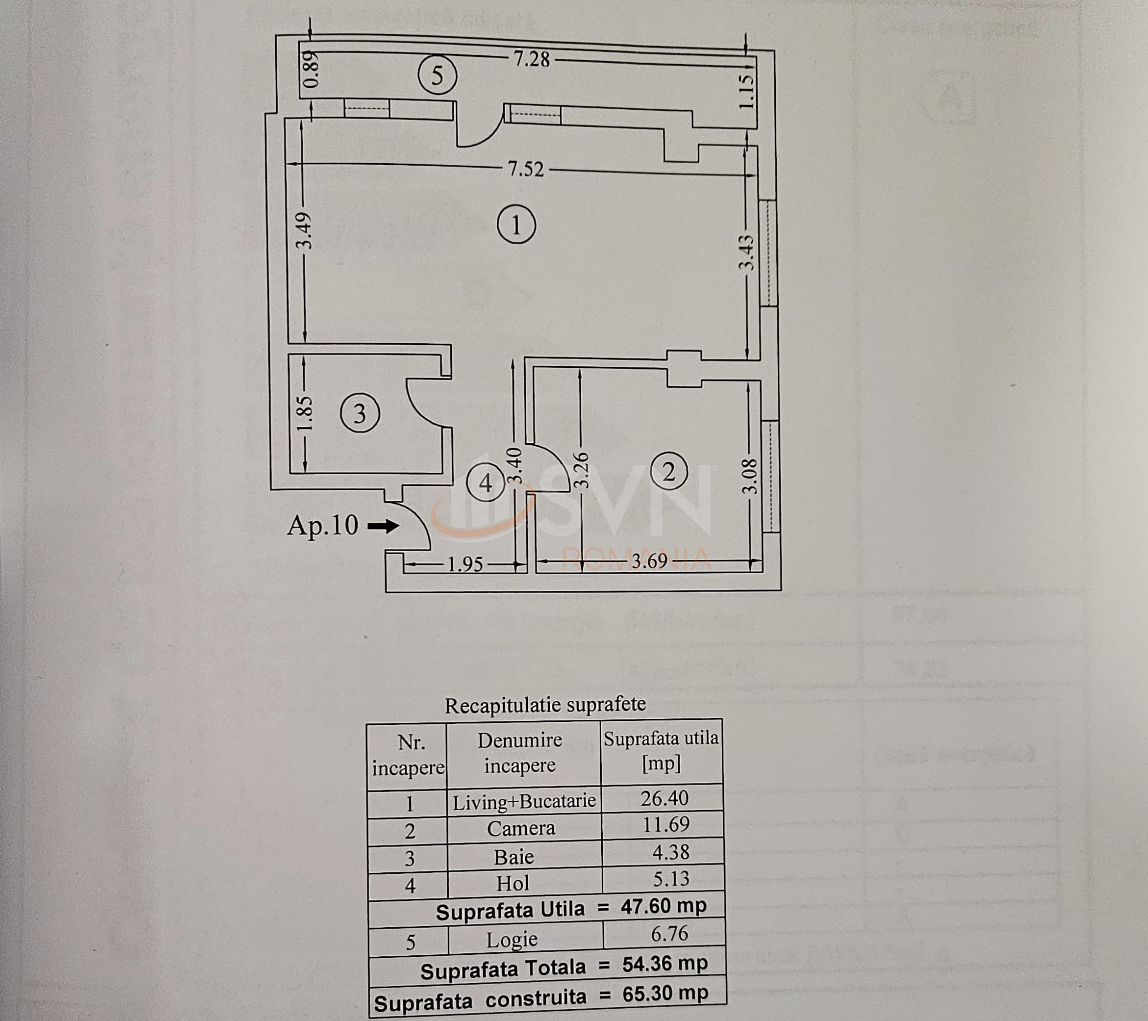 Apartament, 2 camere Bucuresti/Bucurestii Noi