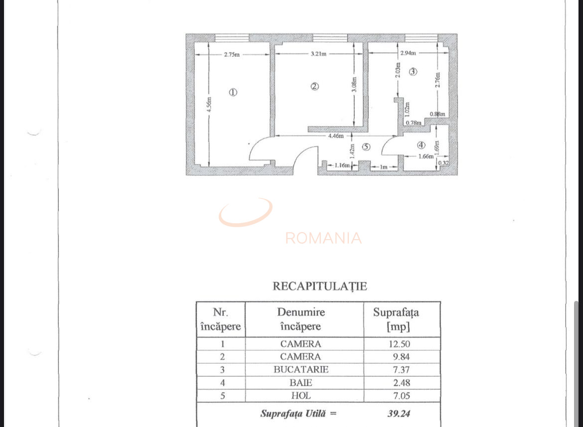 Apartament, 2 camere Bucuresti/Universitate (s3)