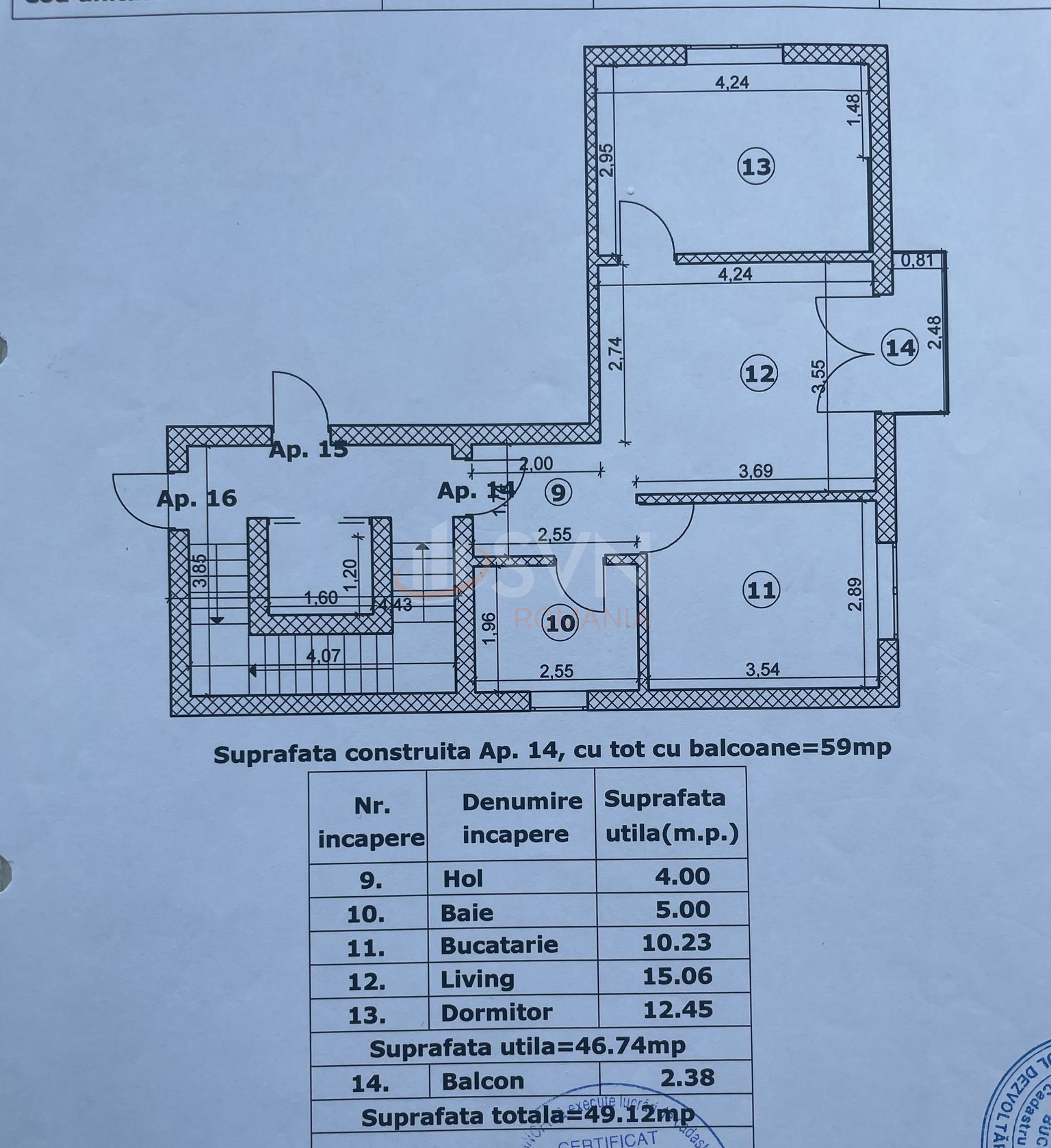 Apartament, 2 camere Bucuresti/1 Mai