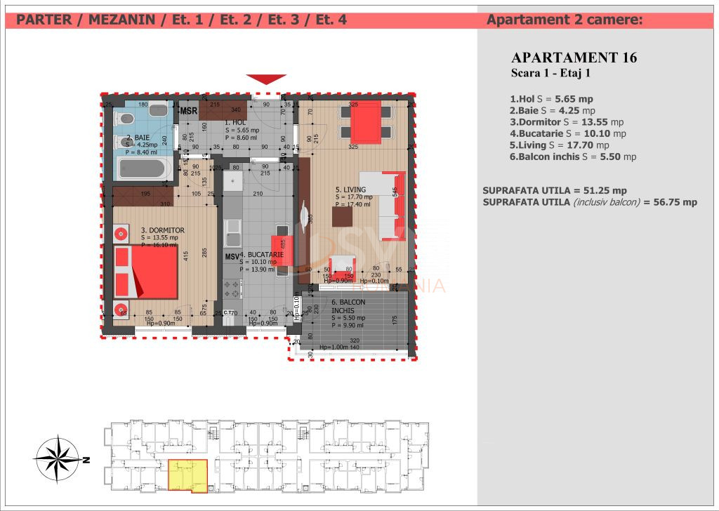 Apartament, 2 camere Bucuresti/Calea Calarasilor