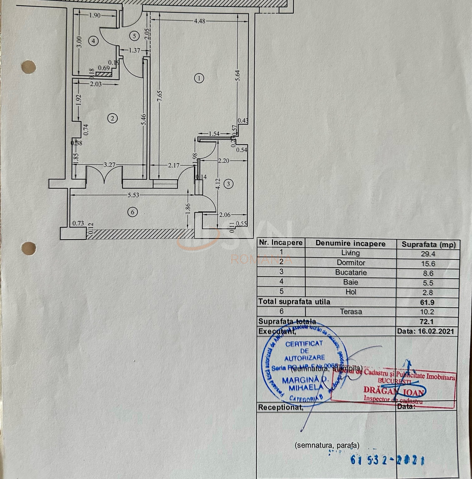 Apartament, 2 camere Bucuresti/Parcul Circului