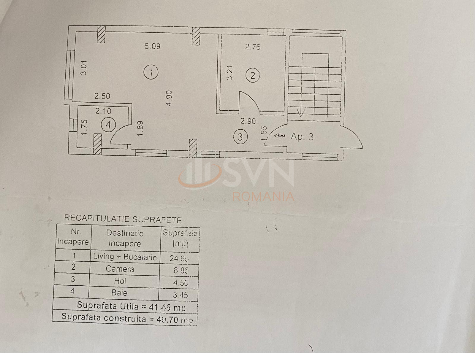 Apartament, 2 camere Bucuresti/Bucurestii Noi
