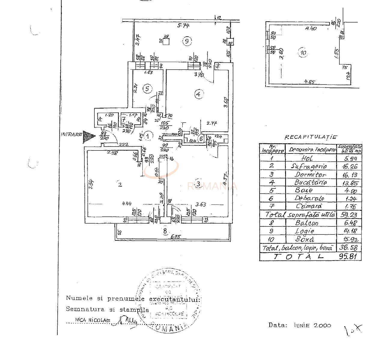 Apartament, 2 camere Bucuresti/Giurgiului