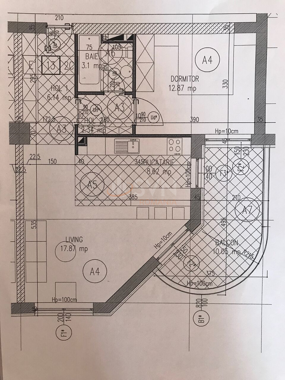 Apartament, 2 camere Bucuresti/Piata Presei Libere