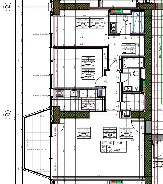 Apartament, 3 camere Bucuresti/Floreasca