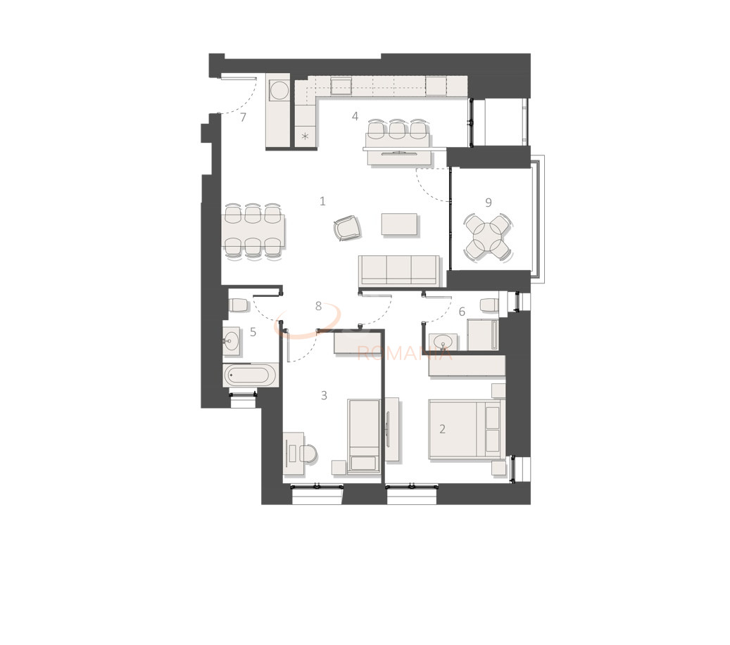 Apartament, 3 camere Bucuresti/Pipera