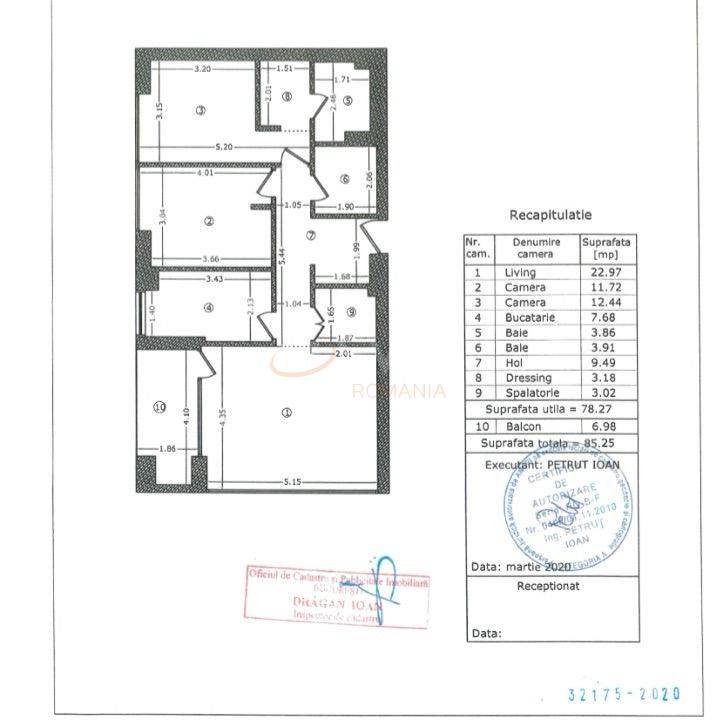 Apartament, 3 camere Bucuresti/Piata Victoriei