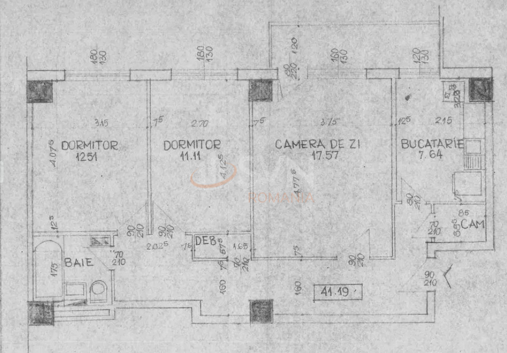 Apartament, 3 camere Bucuresti/Titulescu
