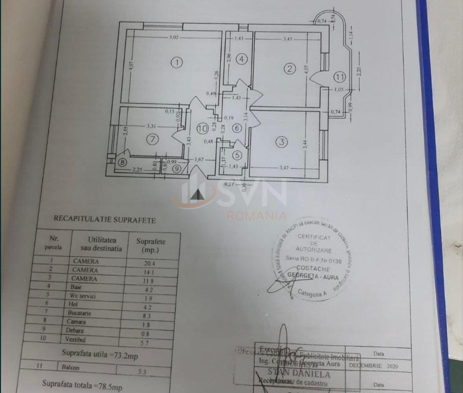 Apartament, 3 camere Bucuresti/Decebal