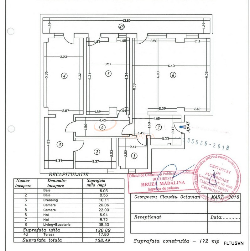 Apartament, 3 camere Bucuresti/Aviatiei