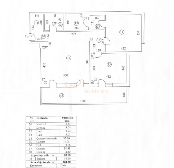 Apartament, 3 camere Bucuresti/Herastrau