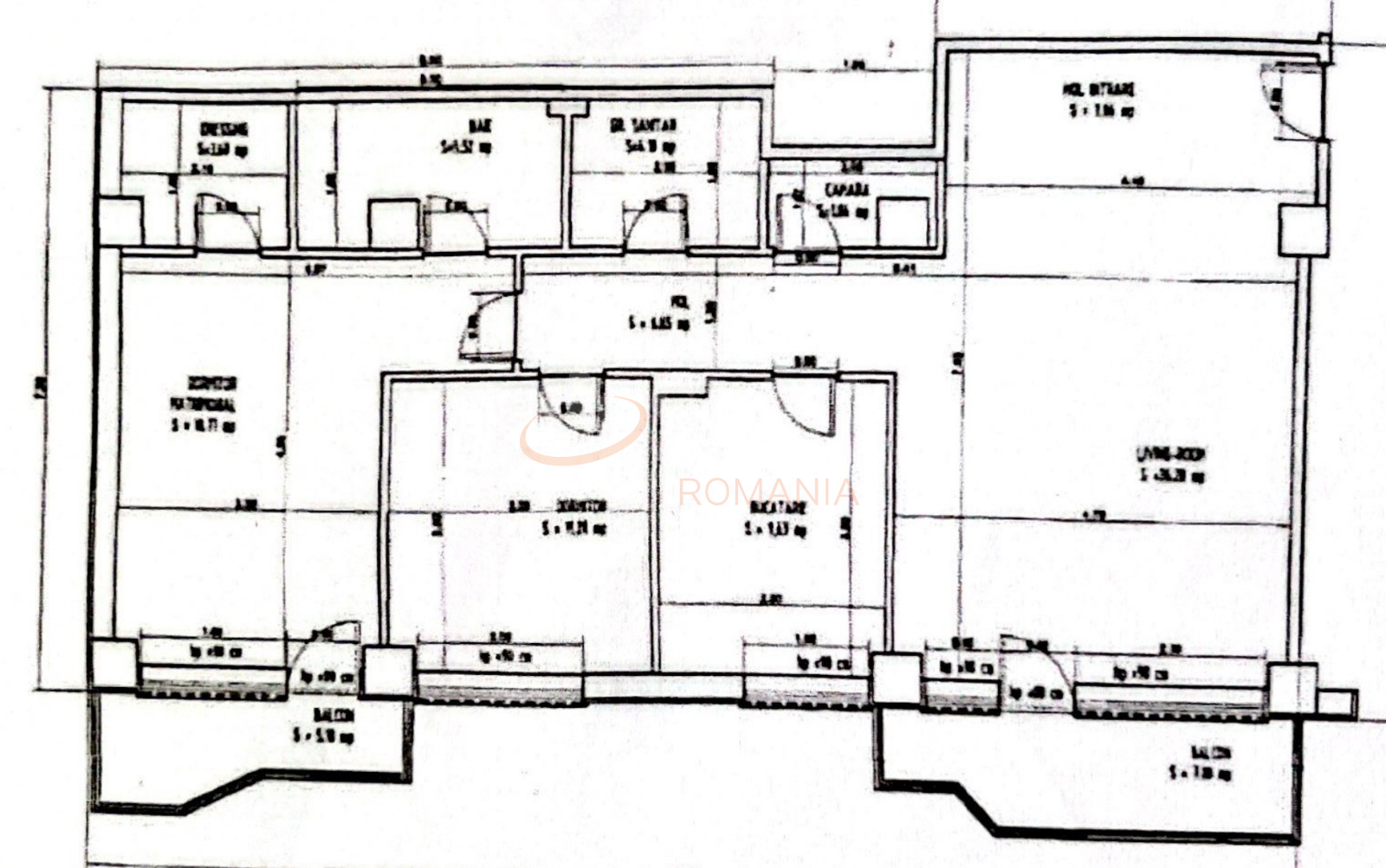 Apartament, 3 camere Bucuresti/Straulesti