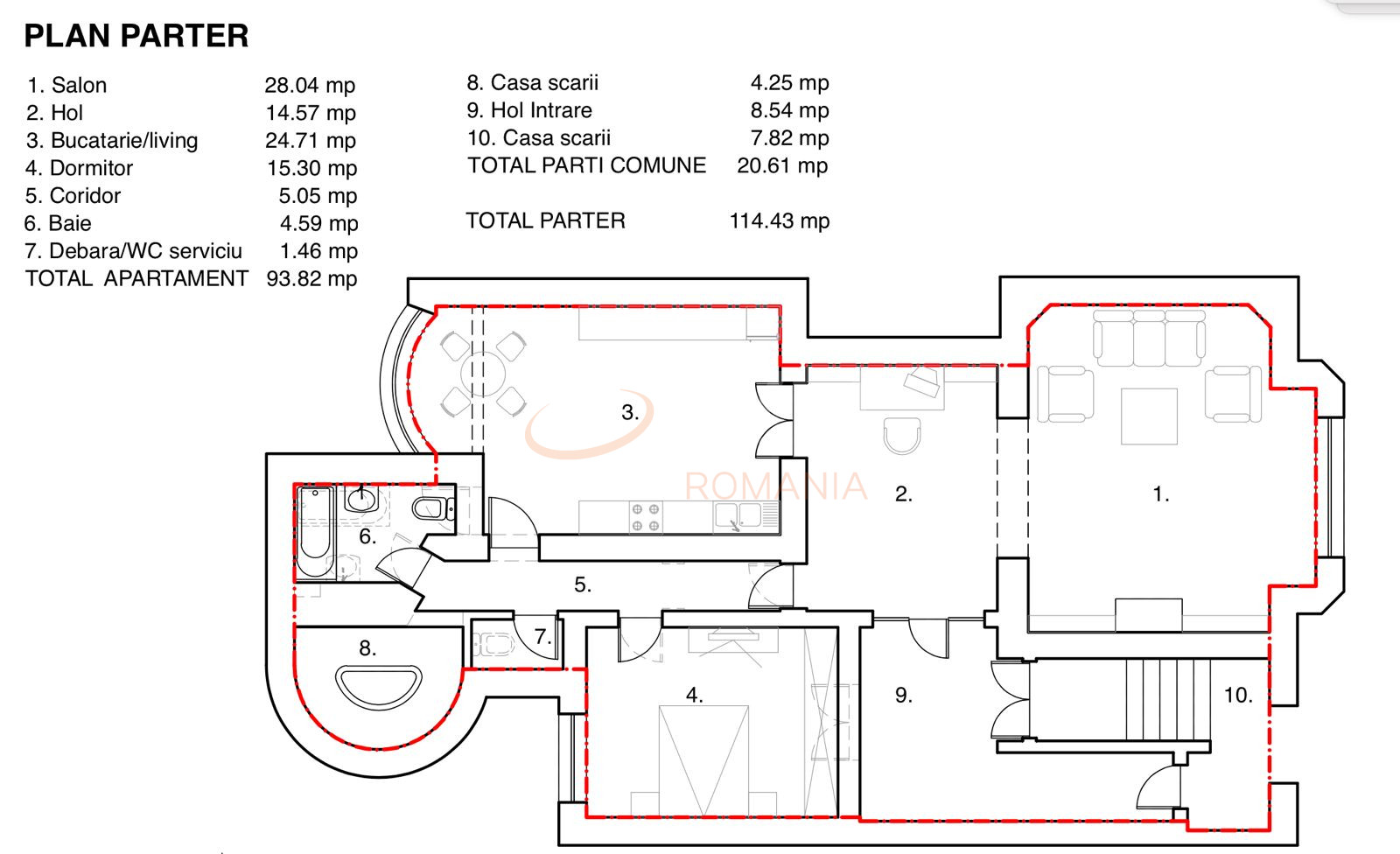 Apartament, 3 camere Bucuresti/Cismigiu
