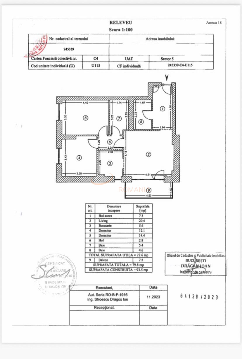 Apartament, 3 camere Bucuresti/Cotroceni
