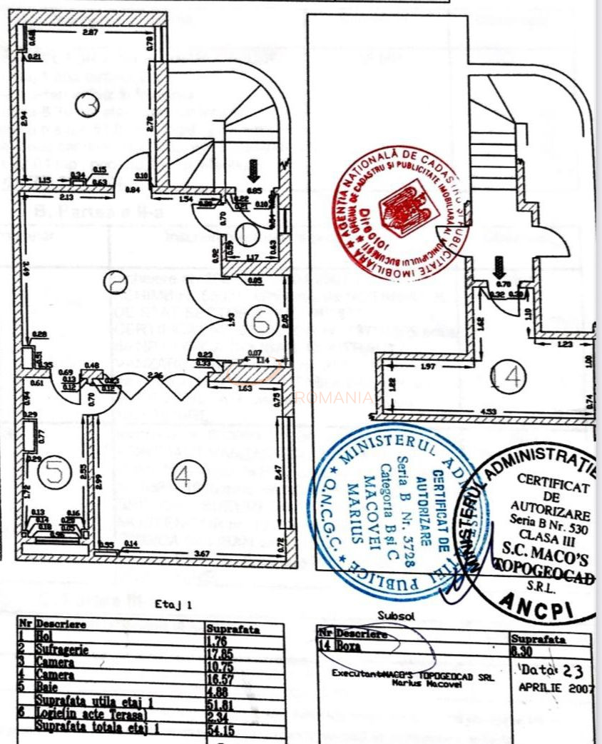 Apartament, 3 camere Bucuresti/Armeneasca
