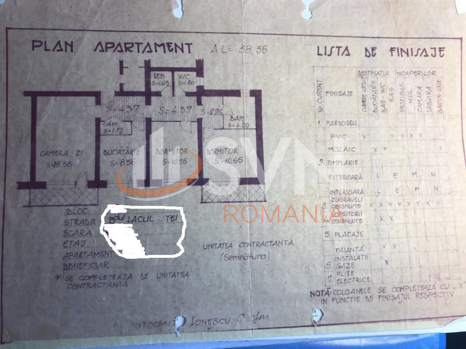 Apartament, 3 camere Bucuresti/Parcul Circului