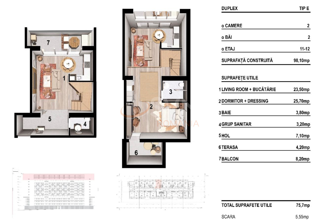 Apartament, 3 camere Bucuresti/Splaiul Unirii (s3)