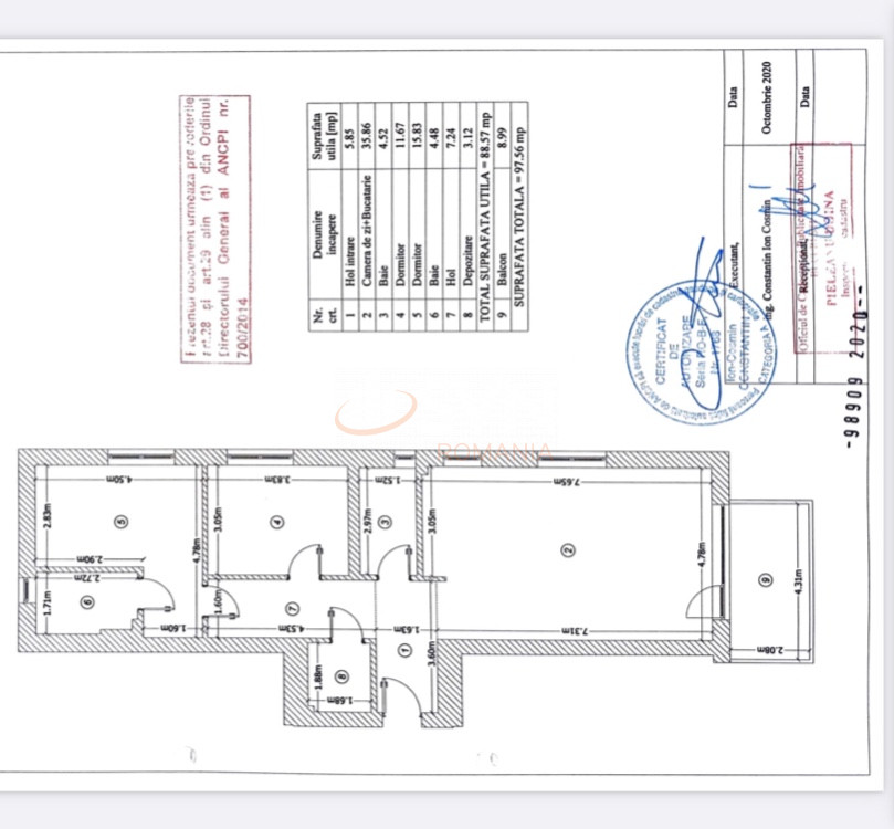 Apartament, 3 camere Bucuresti/Piata Presei Libere