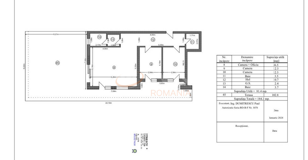 Apartament, 3 camere Bucuresti/Drumul Taberei