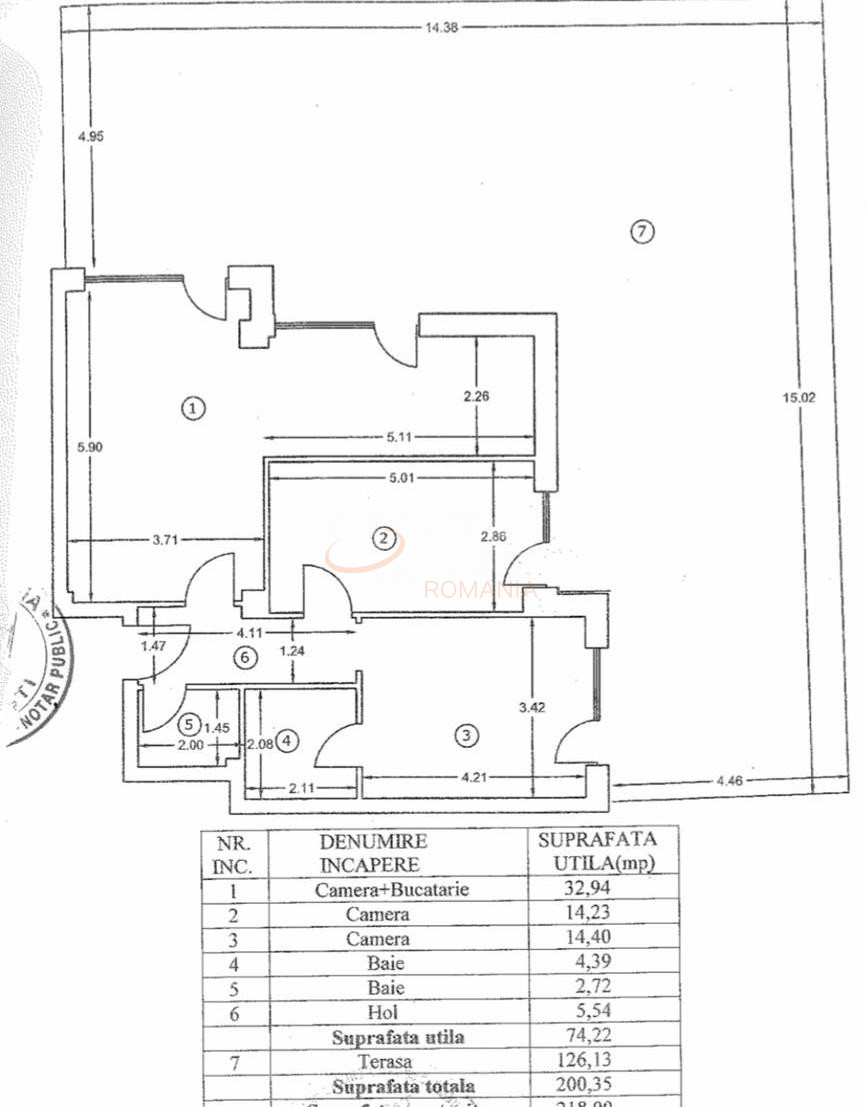 Apartament, 3 camere Bucuresti/Bucurestii Noi