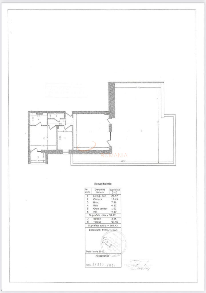 Apartament, 3 camere Bucuresti/Crangasi