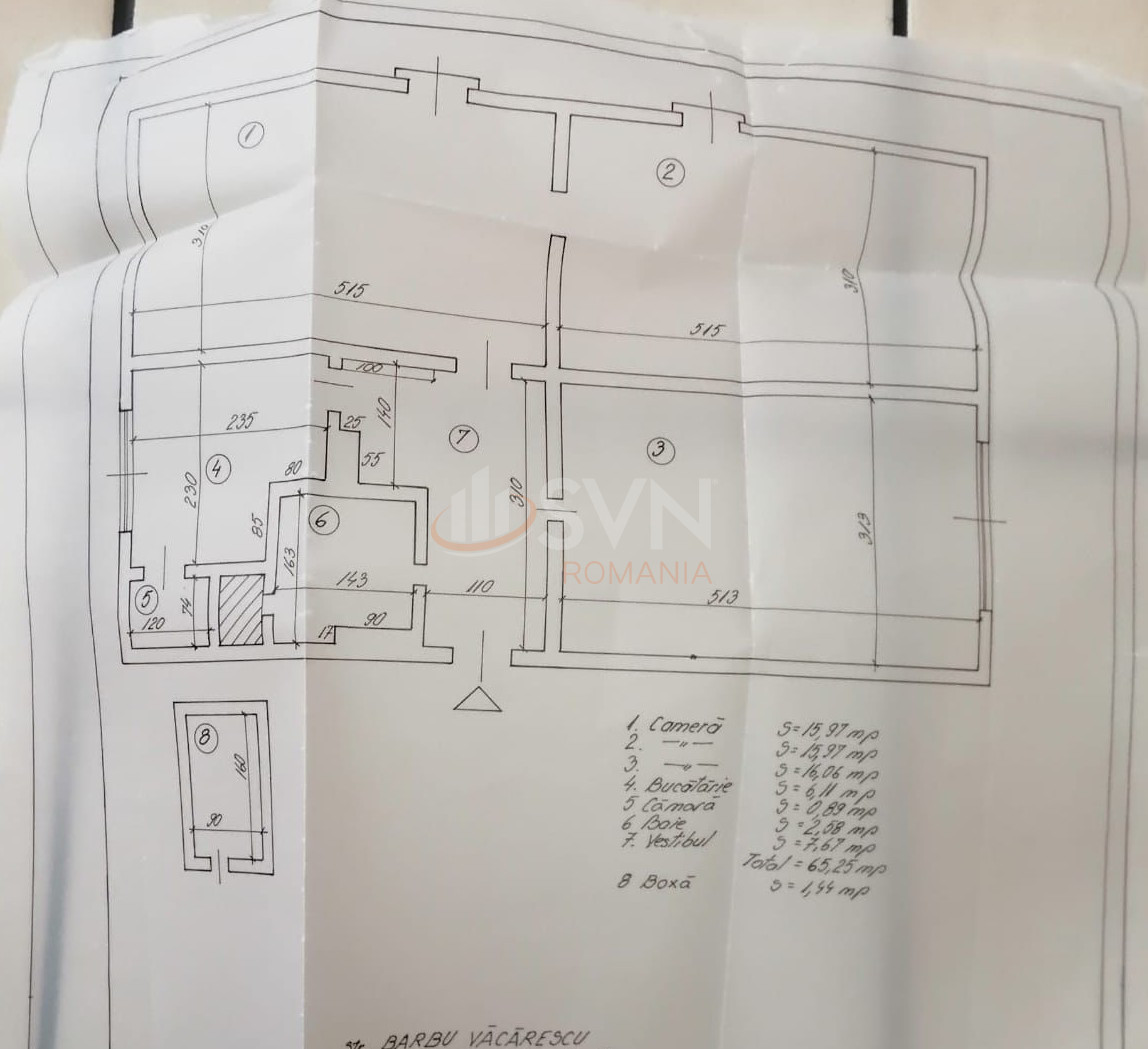 Apartament, 3 camere Bucuresti/Barbu Vacarescu