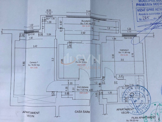 Apartament, 3 camere Bucuresti/Stefan Cel Mare