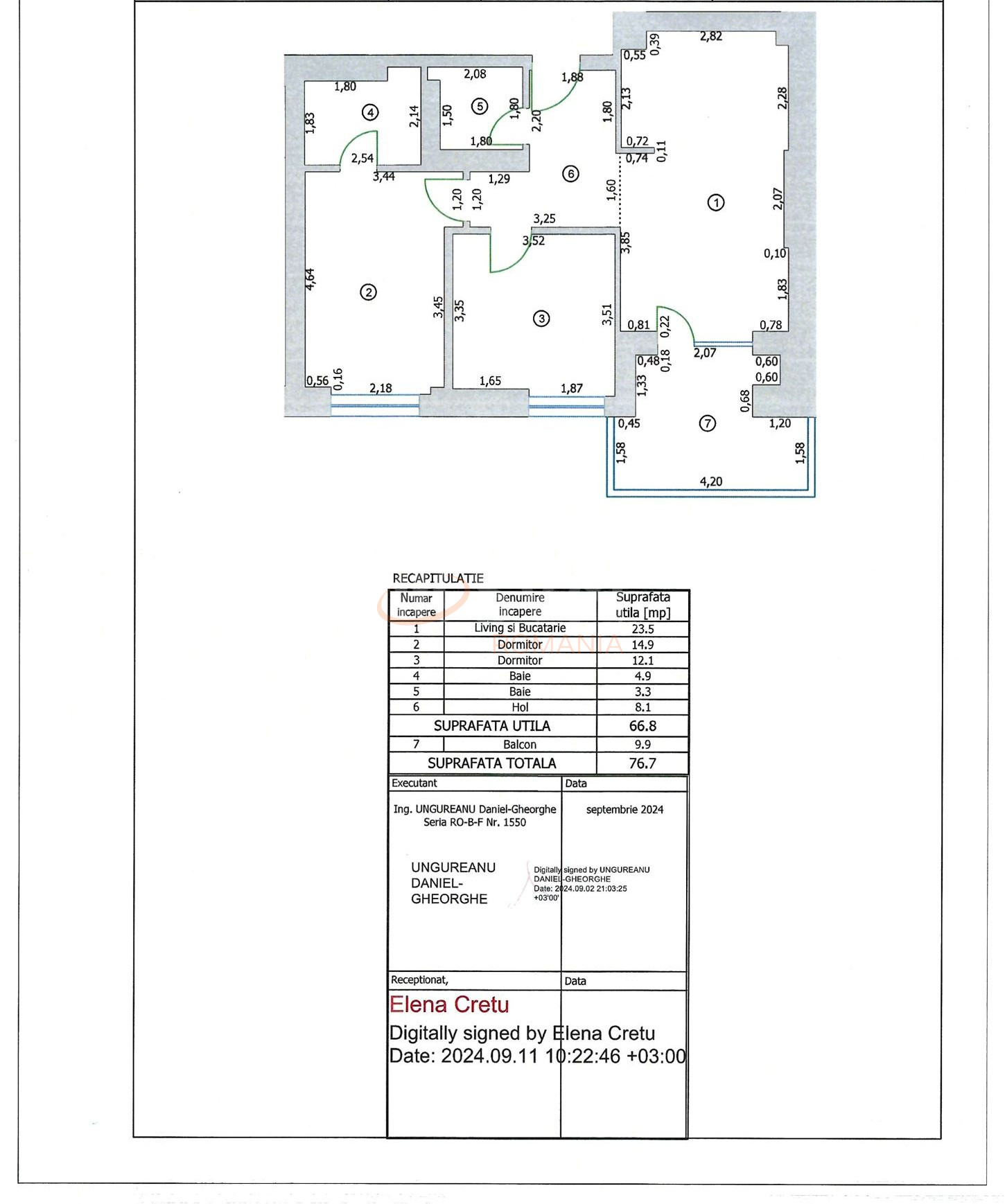 Apartament, 3 camere Bucuresti/Pipera