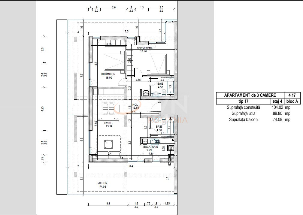 Apartament, 3 camere Ilfov/Voluntari