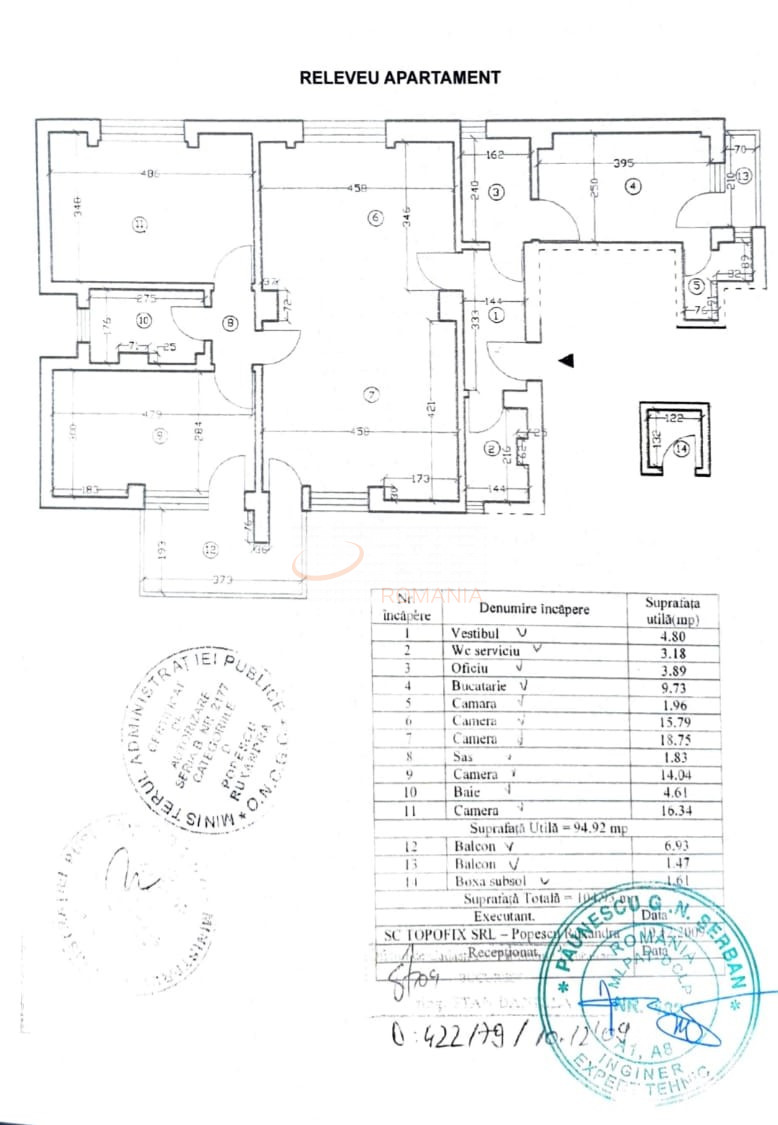 Apartament, 3 camere Bucuresti/Calea Victoriei